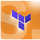 Logo de Terraform sobre logo de SIXE